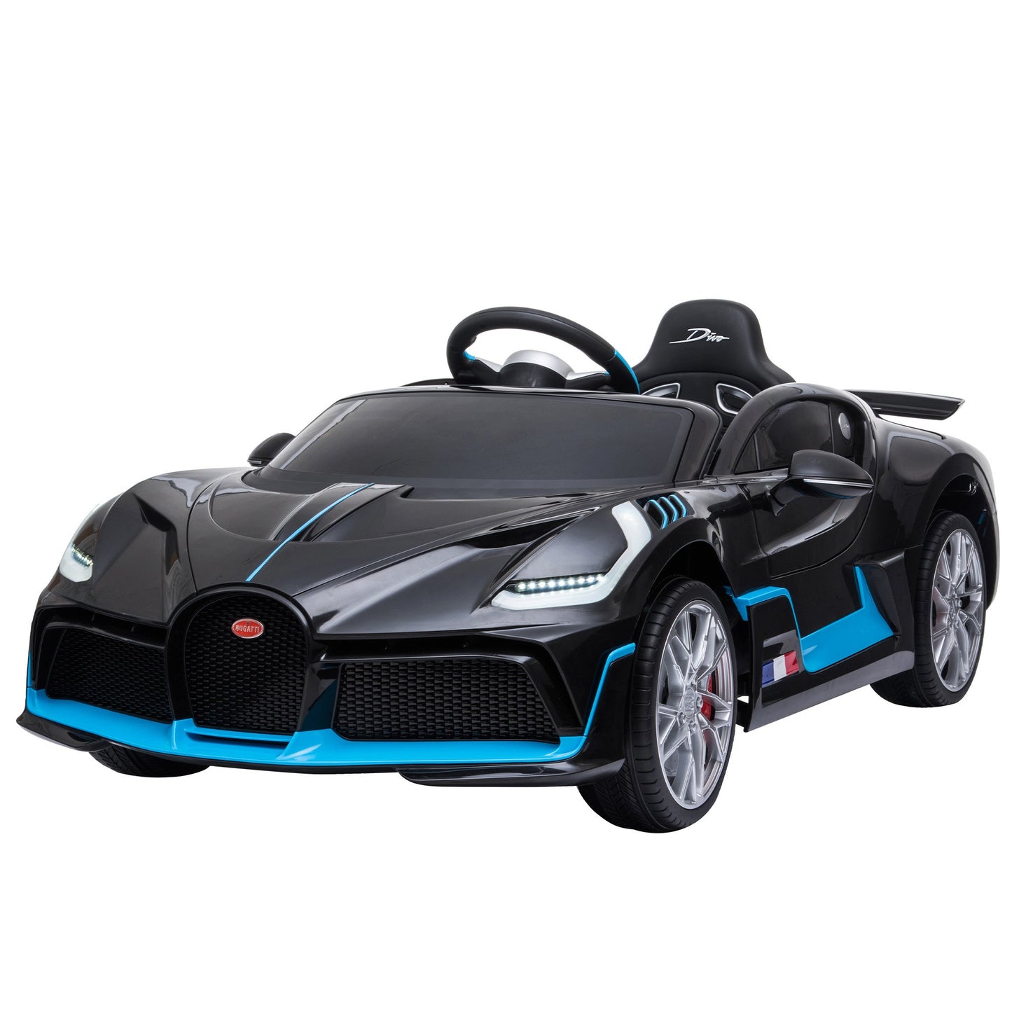 Bugatti Divo Kids Electric Ride On Car - Black