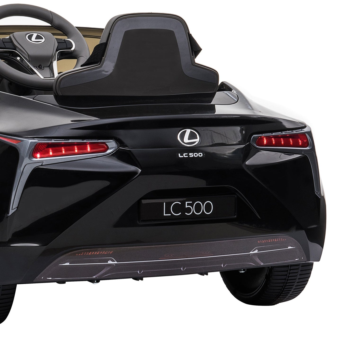 Lexus LC 500 Kids Electric Ride On Car - Black