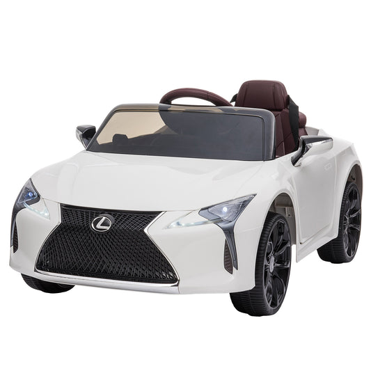 Lexus Lc 500 Kids Electric Ride On Car - White