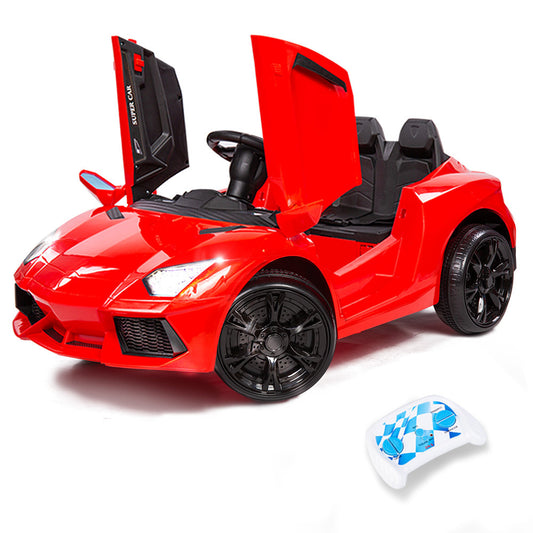 KIDS Lamborghini Inspired Ride-On Car, Remote Control, Battery Charger, Red